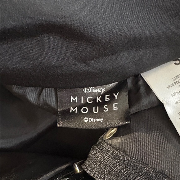 Disney Black Mickey Mouse Puffer Jacket - Picture 4 of 4